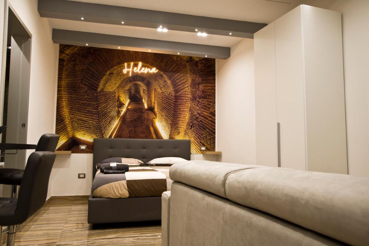 Suite Napoli Sotterranea Con Vasca Idromassaggio Bagian luar foto